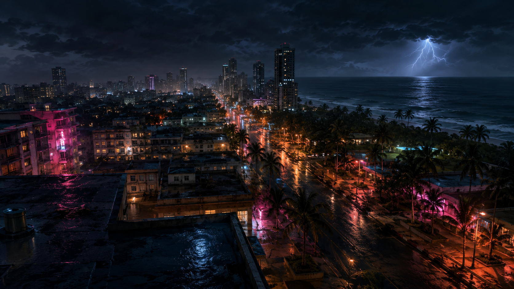 Vice City bajo la tormenta